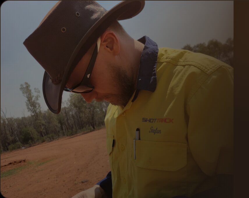ShotTrack field engineer on a mine site